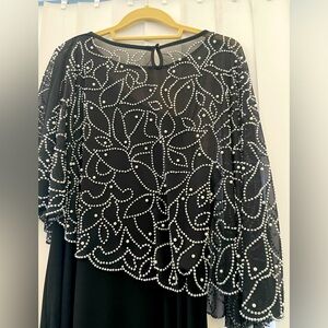 Formal Black Dress, New, Never Worn, size 16